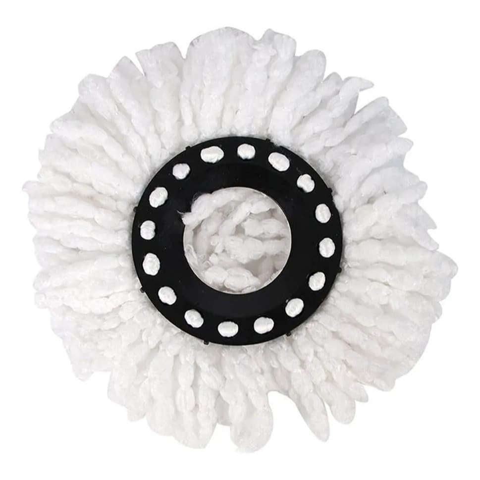 Refil Mop Giratório Microfibra Alta Absorção 8L ou 13L Reposição Limpeza Lavável Durável Rodo Passar