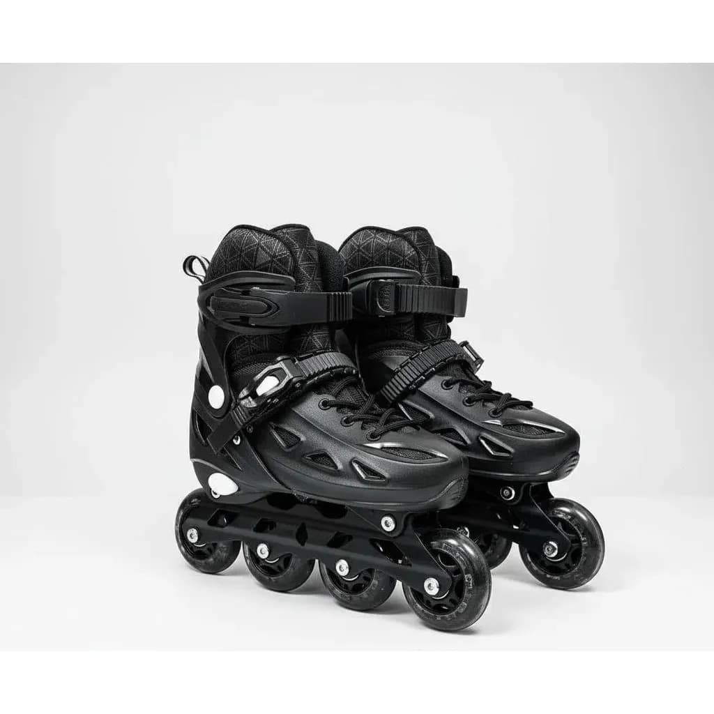 Patins Preto Inline Com Botão Ajustável Tamanho do 34 até 37
