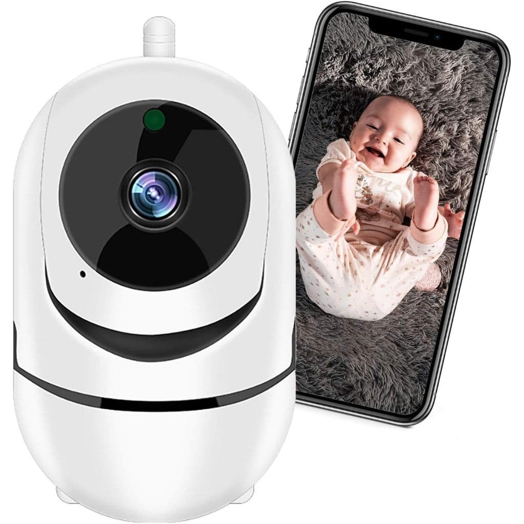 Babá Eletrônica Câmera Wifi Sem Fio Visão Noturna Microfone