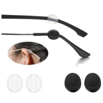 Suporte de Silicone para Haste de Óculos Anti-Queda - 1 Par