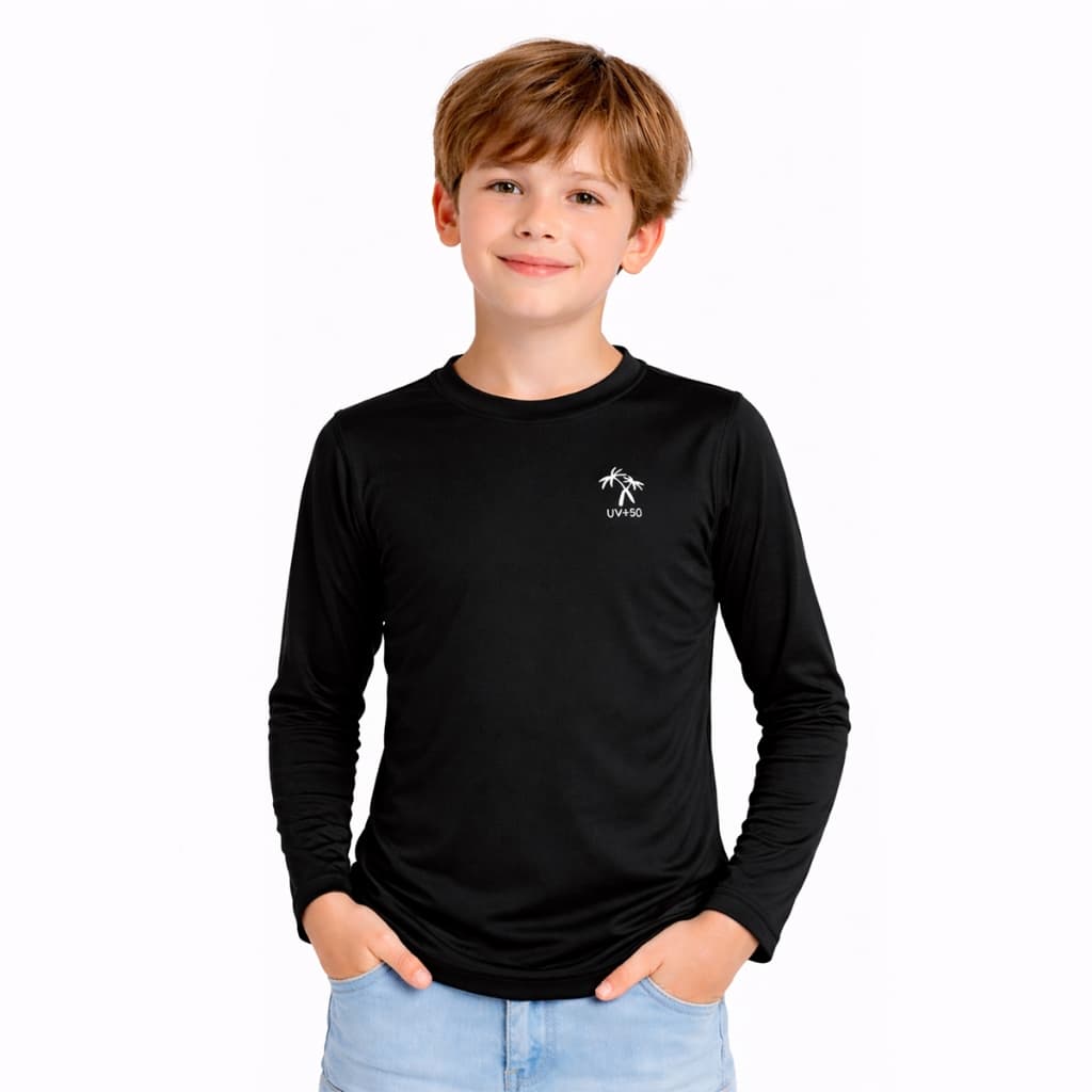 Camisa Uv50+ Infantil Manga Longa - Proteção Solar Real