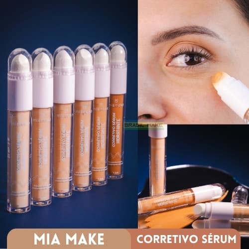 Mia Make Corretivo Sérum Acabamento Natural Hidratante