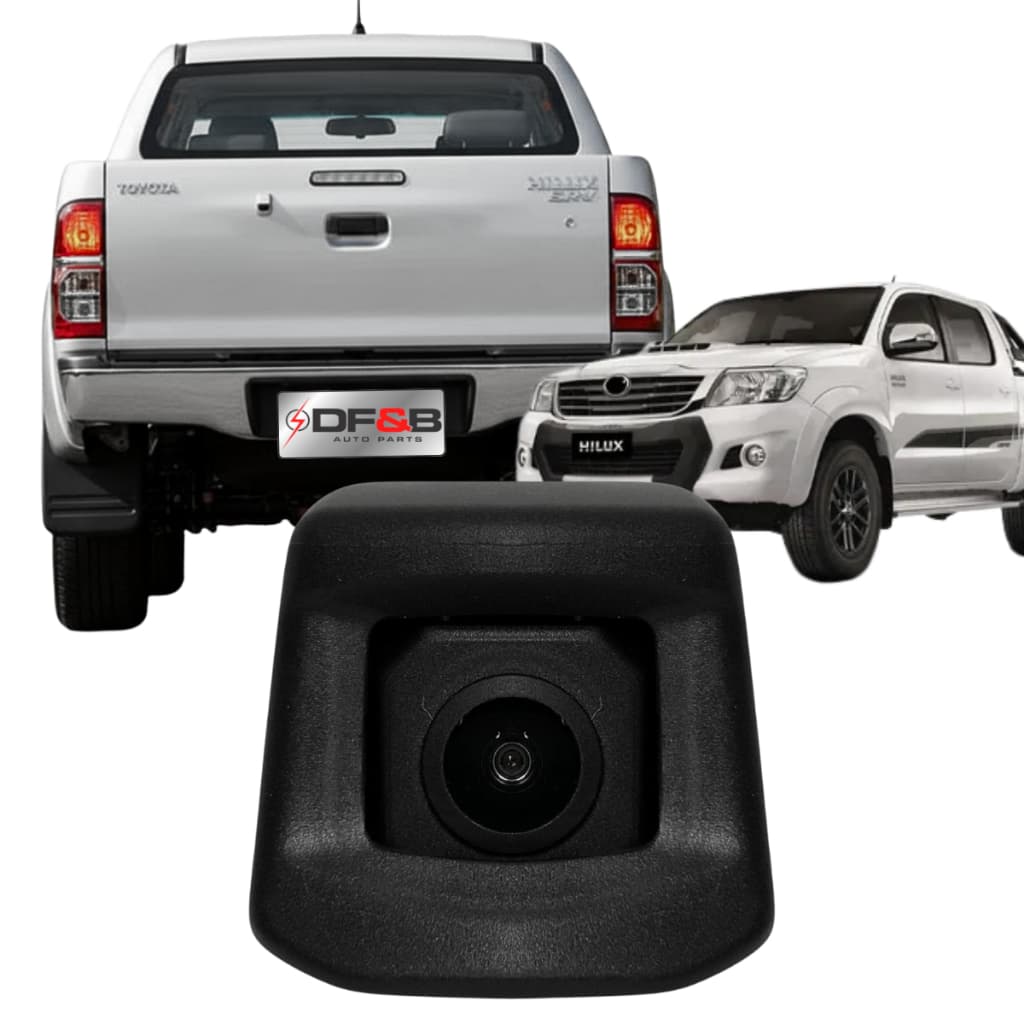 Câmera De Ré Hilux 2012 A 2015 Com Cabo De Vídeo 6 Metros