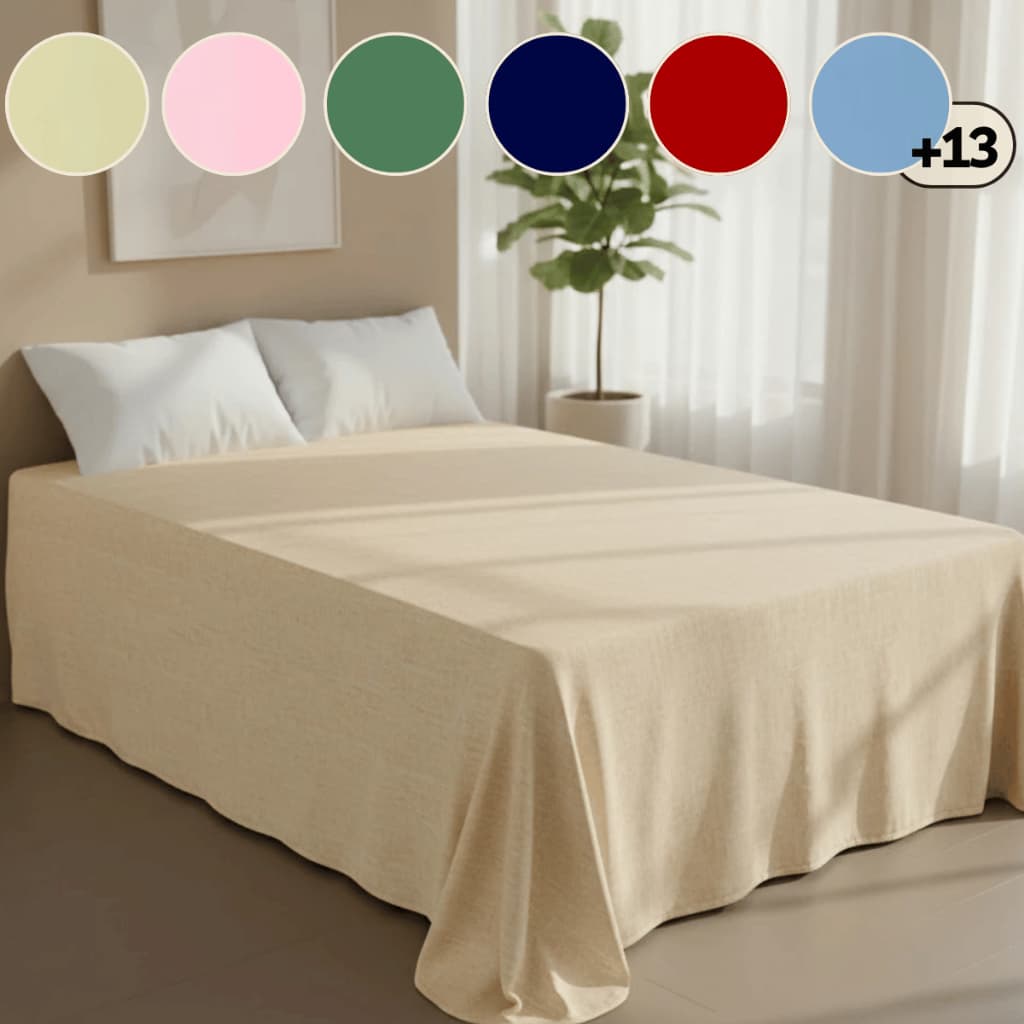 Lençol Queen 400 Fios Superior Para Cama Box Aveludado Sem Elástico Avulso Muitas Cores Lindas Casal