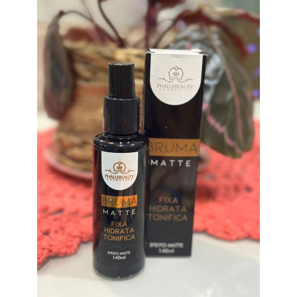 Bruma Fixadora Matte PhálleBeauty 140ml | Fixador de Maquiagem Profissional Anti Oleosidade