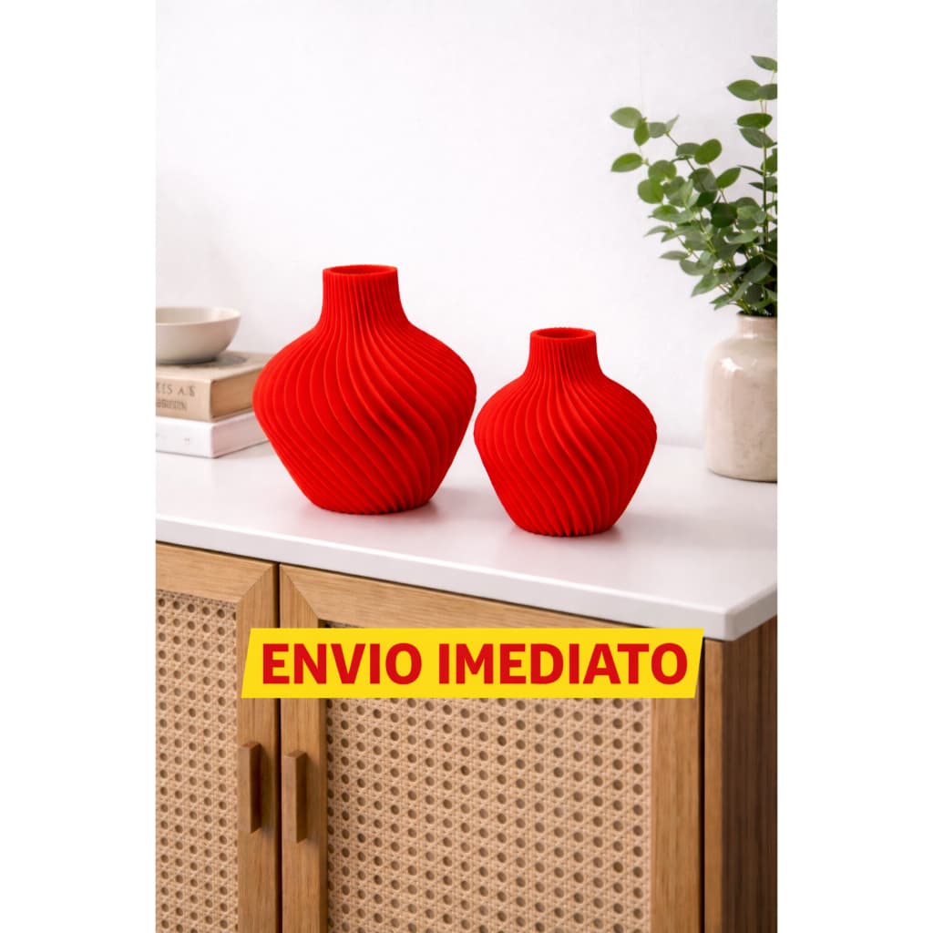 Kit 2 Vasos Decorativos Espiral / Presente / Lembrancinha / barato