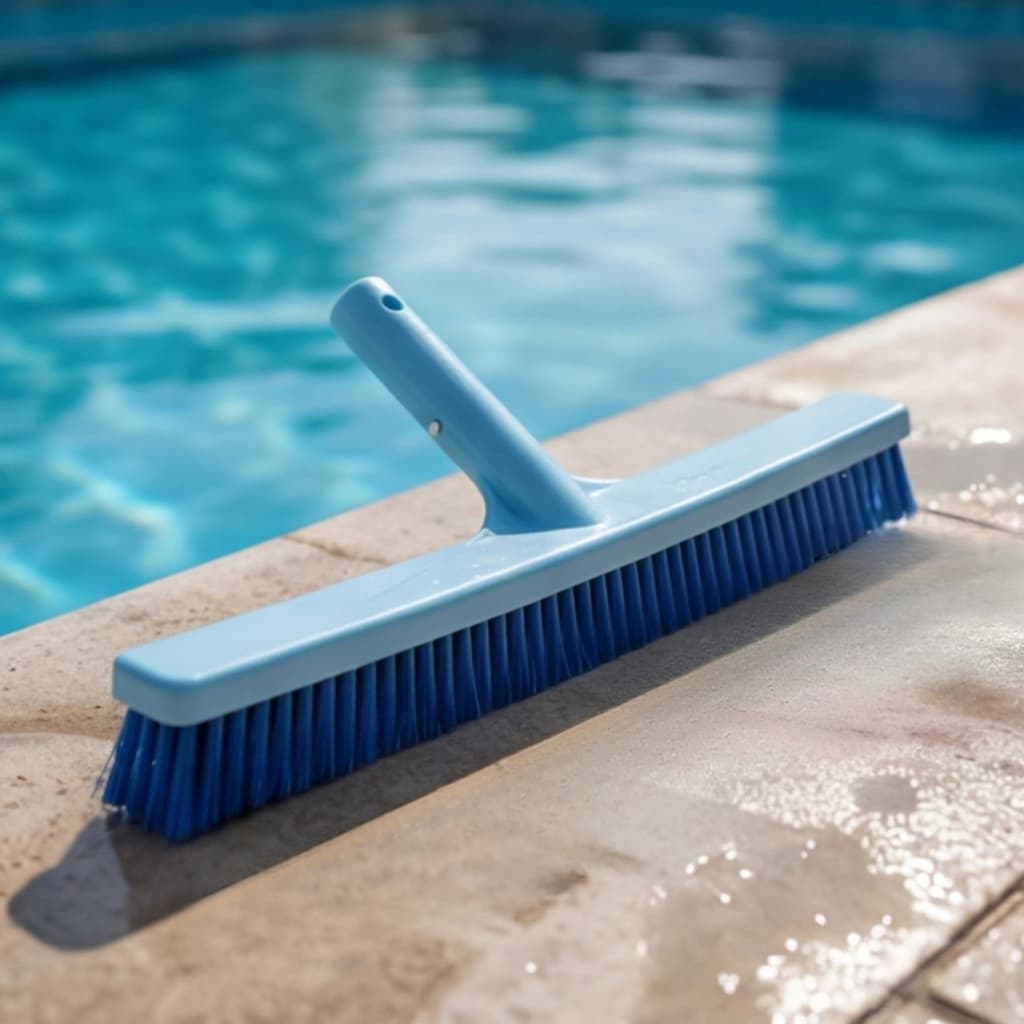 Escova Reta De Piscina Cerdas Nylon Limpeza Pronta Entrega