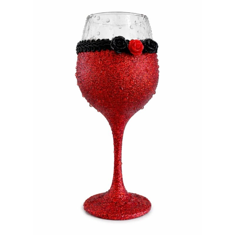 Taça Ritualística Pombogira Luxo Vermelha e Preta 330ml | Feita à Mão | Impermeável | Item de Firmeza Altar Premium