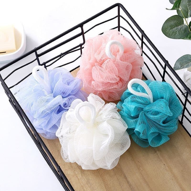 Kit Esponja de Banho Nylon 2 4 6 8 Unidades Bucha Esfoliante Limpeza Profunda Mais Espuma