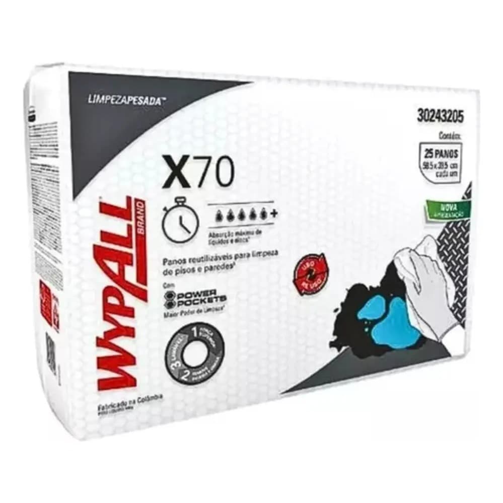 PANO WIPE WYPALL LIMPEZA X70 PLUS PROFISSIONA;L