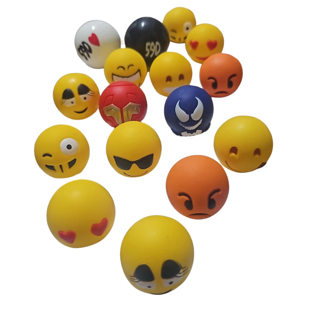 KIT ENFEITE ANTENA MOTO E CARRO EMOJI