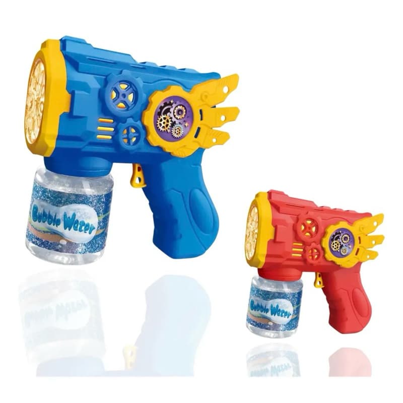 Brinquedo Maquina Bolha De Sabão Bubble Gun Pistola Automática Redfin