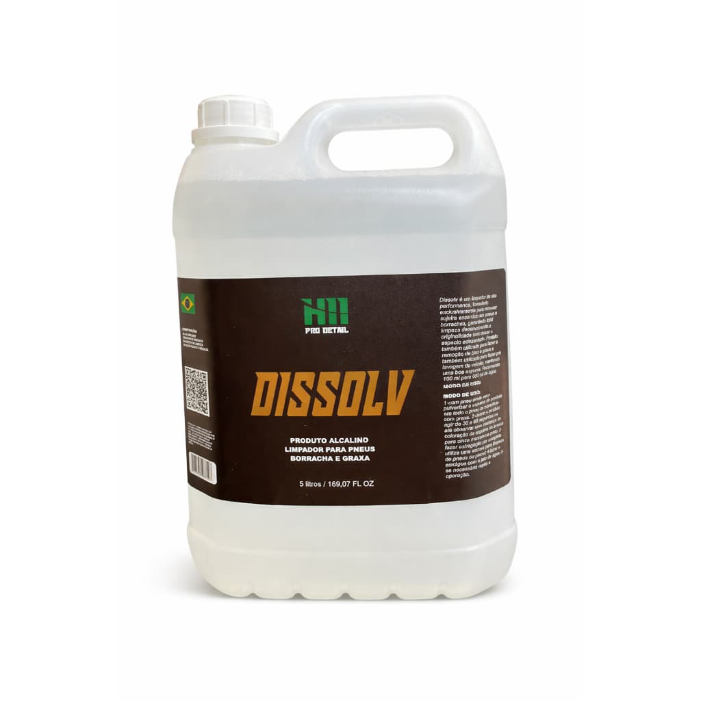 Dissolv Produto Alcalino Limpador Para Pneus Borracha e Graxa H11
