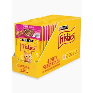 Ração Úmida Sachê Friskies Gatos Display com 15 Sachês 85g