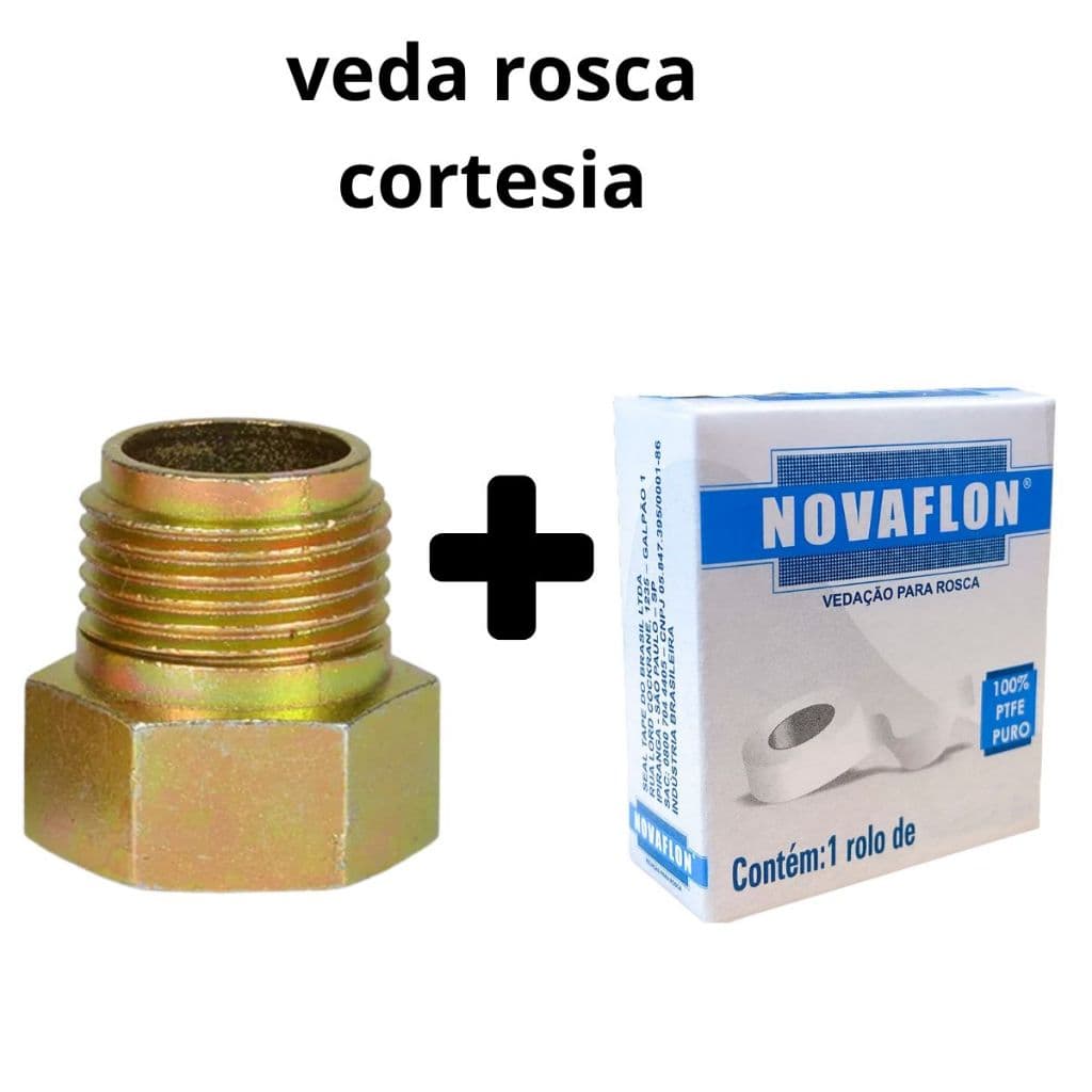 Extensor Aumento Prolonga 1/2 Curto Médio Longo + Veda Rosca