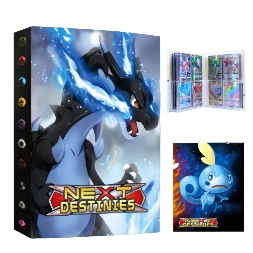 Álbum Pokémon Oficial 240/400/540 Cartas Pikachu Charizard Arceus  Porta Cartões Colecionáveis