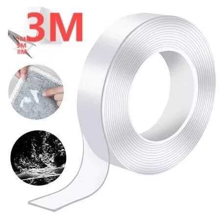 Kit Fita Magica Dupla 3M Face Super Forte Lavável Gel Auto Colante