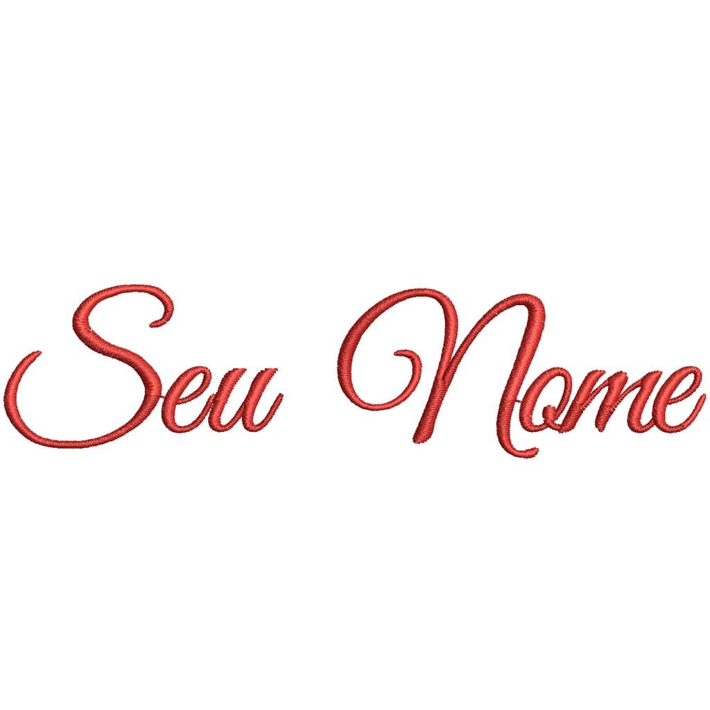 Nome bordado no avental (produto complementar)