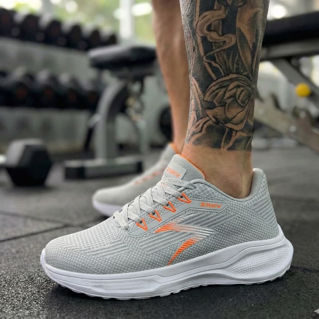 Tênis Fitness Academia Caminhada Leve Respirável Conforto