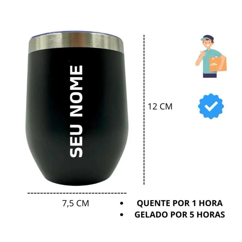 Kit com 10/20/30 copos personalizados Brindes logo nome frase time padrinho casamento