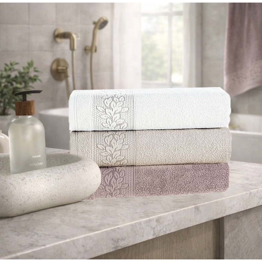 Kit Toalhas Banho Karsten Provence 3 Peças