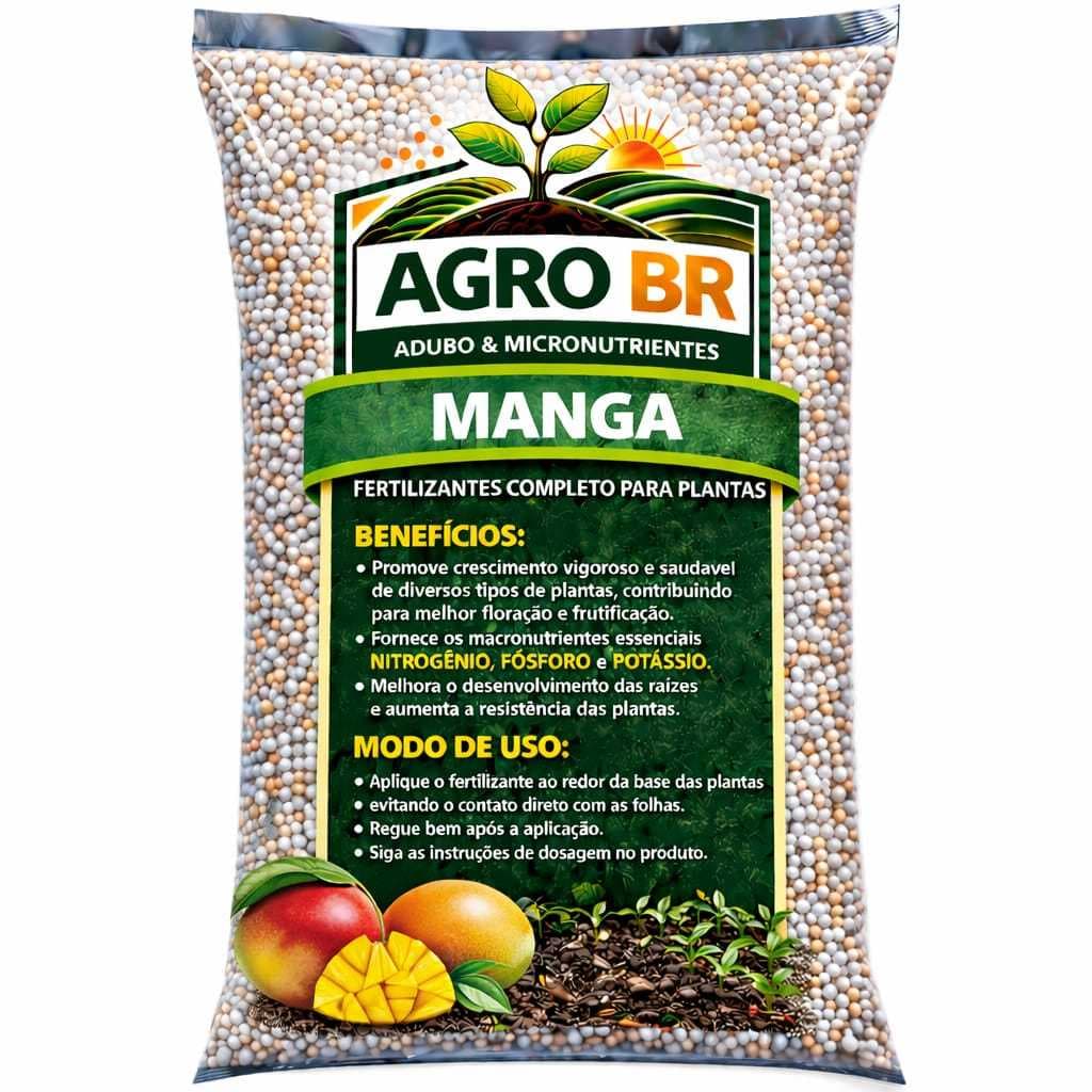 Adubo Fertilizante para MANGA NPK + Micronutrientes Frutifocação e Crescimento 1kg
