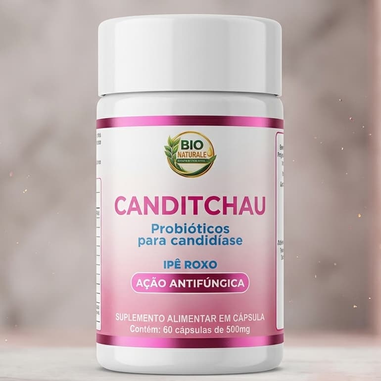 CANDITCHAU TRATAMENT0 NATURAL PARA CANDIDÍASE AÇÃ0 ANTIFÚNGICA 60 CÁPSULAS