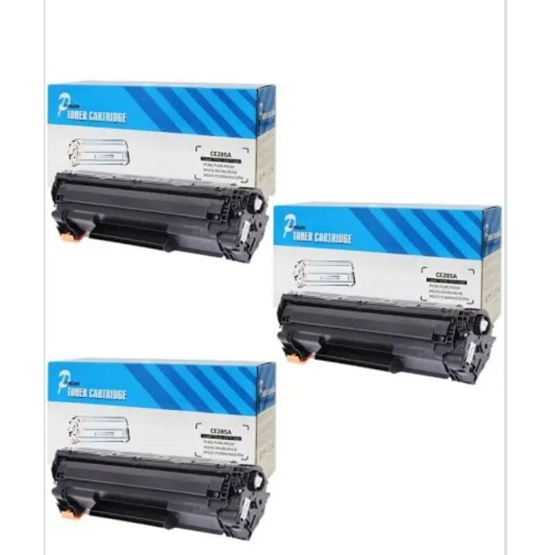 KIT 3 Toner Compatível Ce285a 85a - Preto, 1.800 Páginas. A pronta entrega!