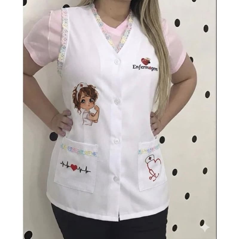 Avental  Jaleco Feminino -   Enfermagem
