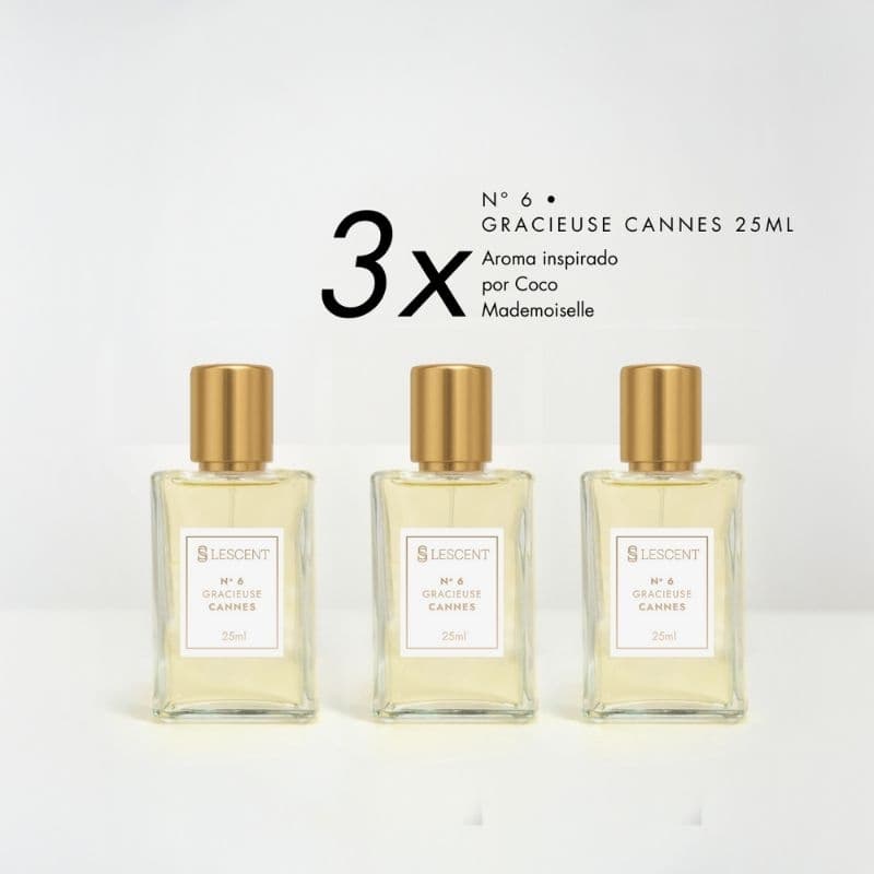 Perfume importado original premium Lescent Feminino3x Nº 6 | 25ml
fragrância inspirada