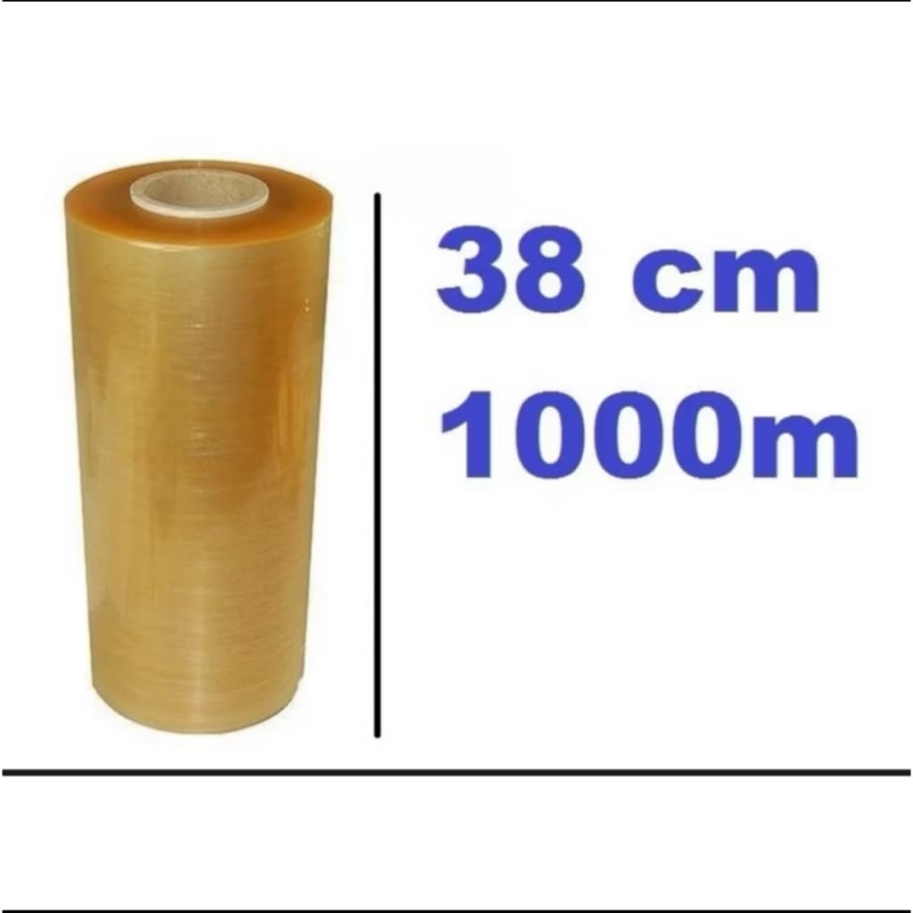Rolo Bobina Plastico De Filme Pvc  38cm X 1000 Metros - ESTICAVEL alta qualidade