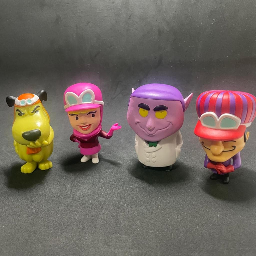CORRIDA MALUCA BOB´S Hanna-Barbera Penélope Charmosa Dick Vigarista Medinho Muttley bonecos raros