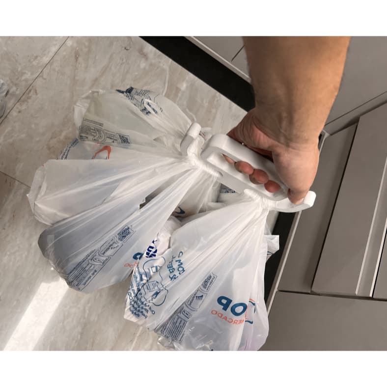 Alça Ergonômica para Sacolas – Conforto ao Carregar Compras