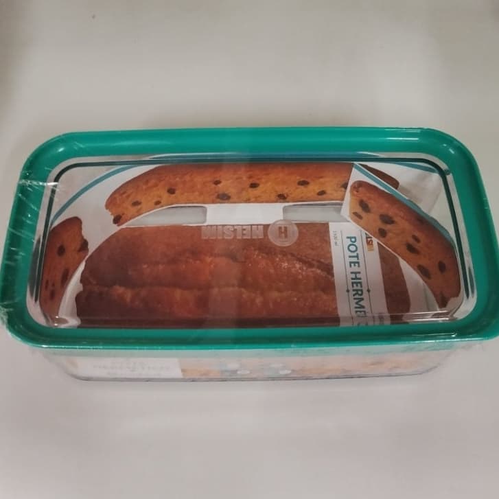 pote hermético para Bolo de forma 1500 ML helsim .