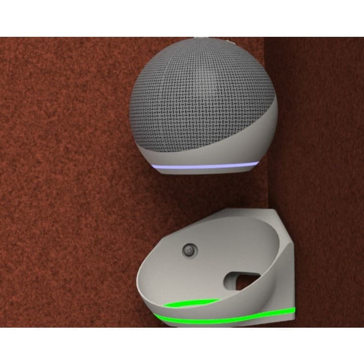 SUPORTE DE PAREDE PARA ALEXA ECHO DOT 4ª E 5ª GERAÇÃO