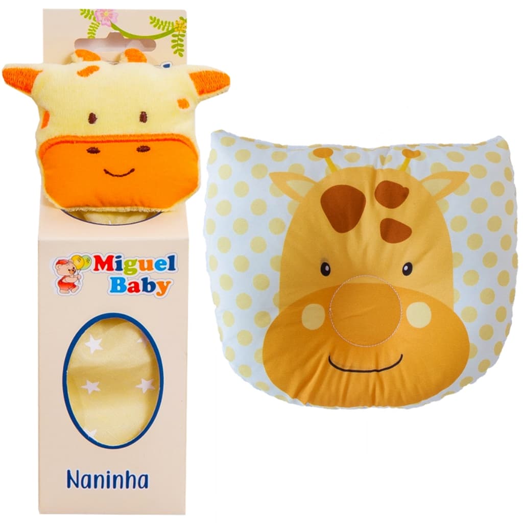 TRAVESSEIRO BEBE COM NANINHA DE BRINDE CONFORTÁVEL DIA A DIA INFANTIL BEBE BABY PRESENTE PROMOÇÃO...