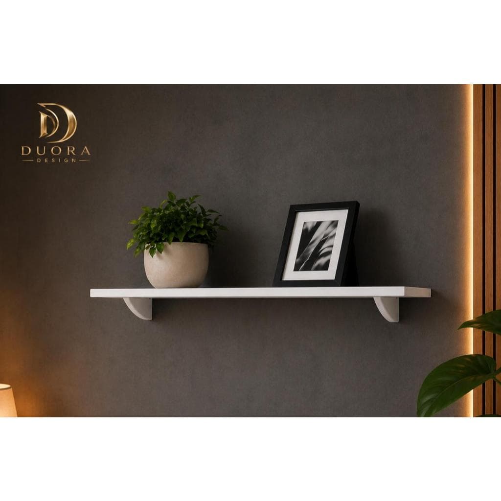 Prateleira 100% MDF Multiuso com Suporte Bico de Tucano