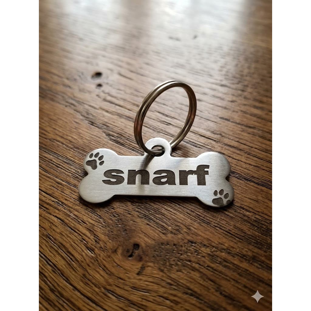 Plaquinha de identificação Pet Placa Pingente Personalizada para Cachorro Gato inox nao enferruja nao apaga altorelevo 2