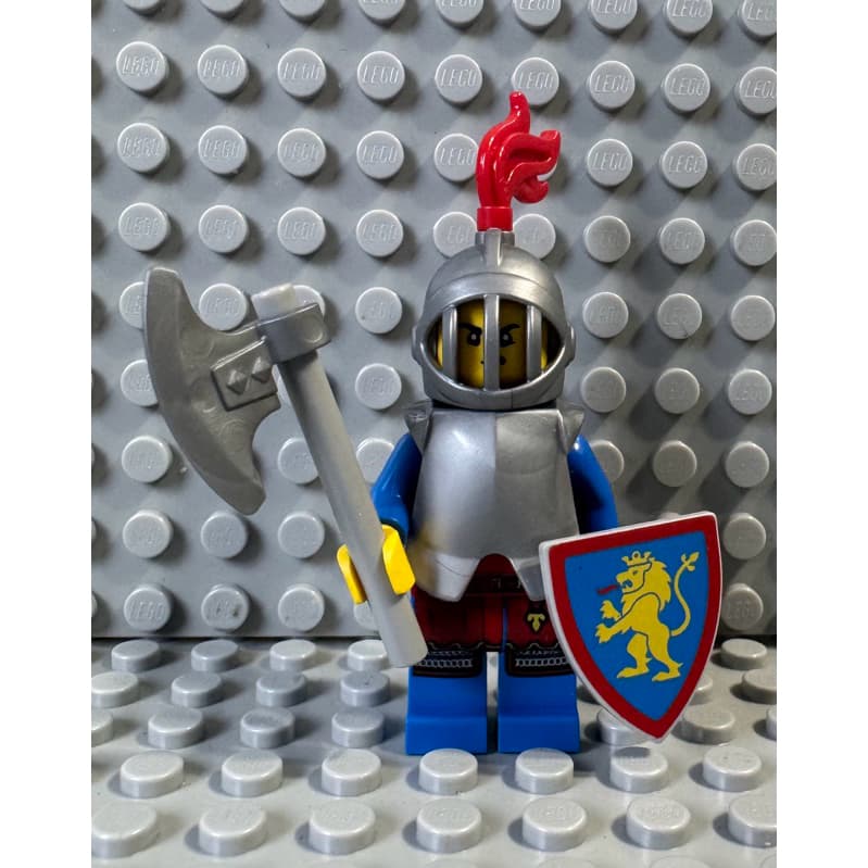 Lego Castle Minifigura MOC Cavaleiro Guarda de Machado 9 peças Lego original