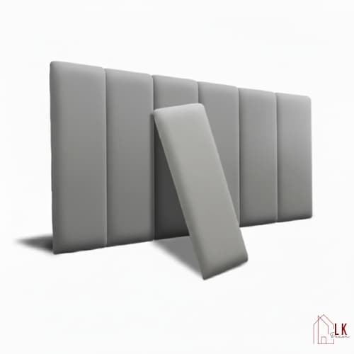 Cabeceira de Cama Box Adesiva Estofada 45x20cm - Instalação Fácil, Design Premium, Várias Cores