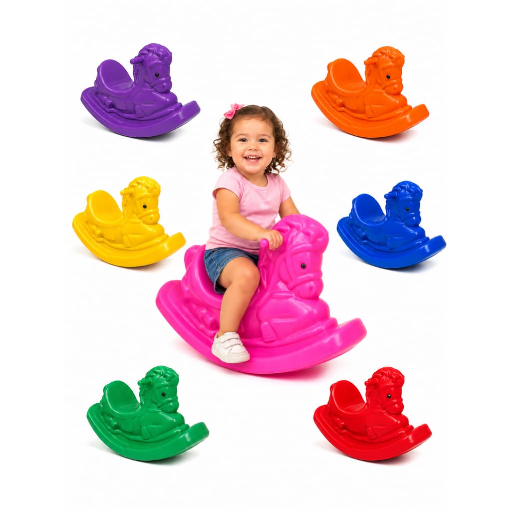 Gangorra Cavalinho Infantil Resistente Brinquedo Equilíbrio Criança Colorido Seguro