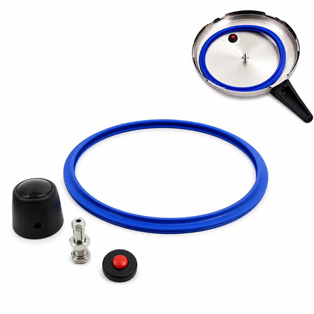 Kit Reparo 4 Pç Completo Panela de Pressão Vancouver – Peso, Pino, Selo e Borracha