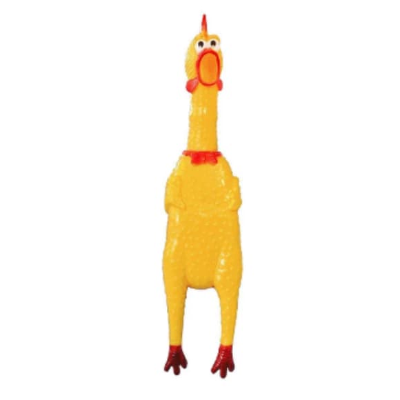Galinha de Vinil para Cachorro 29cm – Brinquedo Divertido com Som