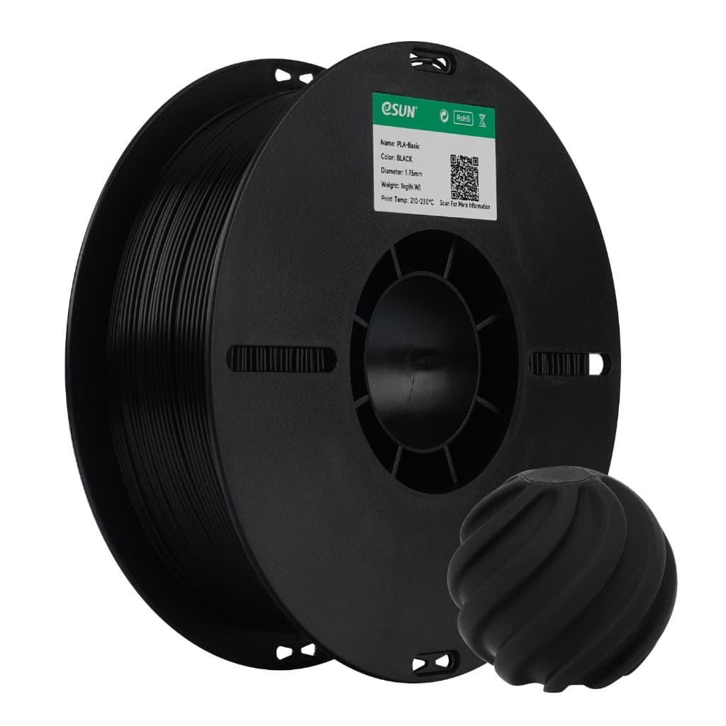 Filamento PLA Esun Basic 1.75mm Impressão 3D - 1kg Preto Branco Azul Verde