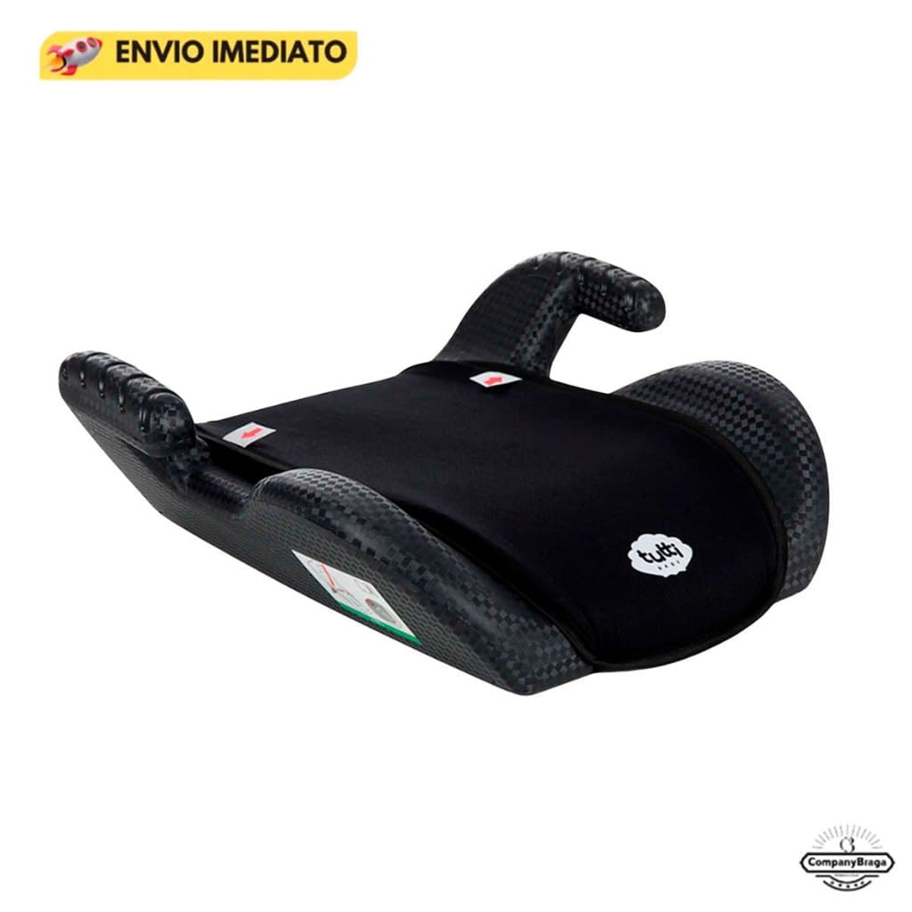 Assento De Carro Infantil Elevação Uppy Preto Tutti Baby Booster Auto Cadeirinha Portátil 15 A 36KG
