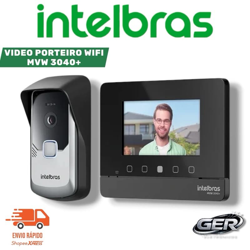 Vídeo Porteiro Inteligente Wi-Fi Intelbras MVW 3040+