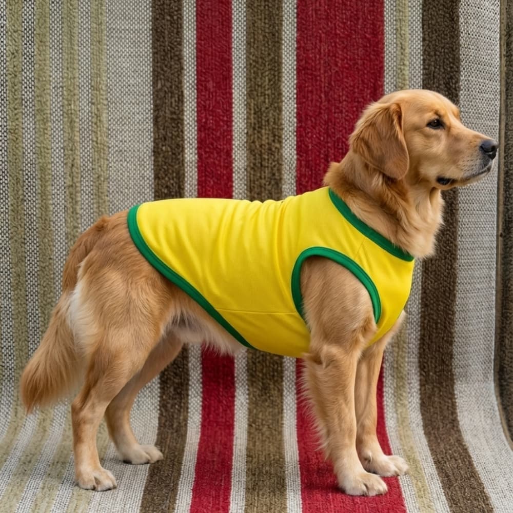 Roupa Pet Para Copa do Mundo Brasil