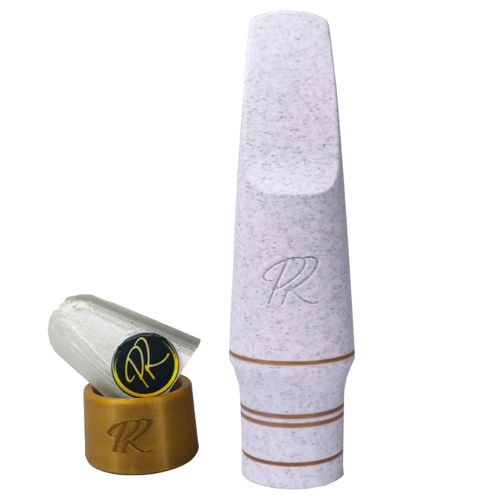 Boquilha Saxofone Tenor Plastireed Pulse - Som Brilhante e Alta Projeção - Testada Uma a Uma - Com Abraçadeira