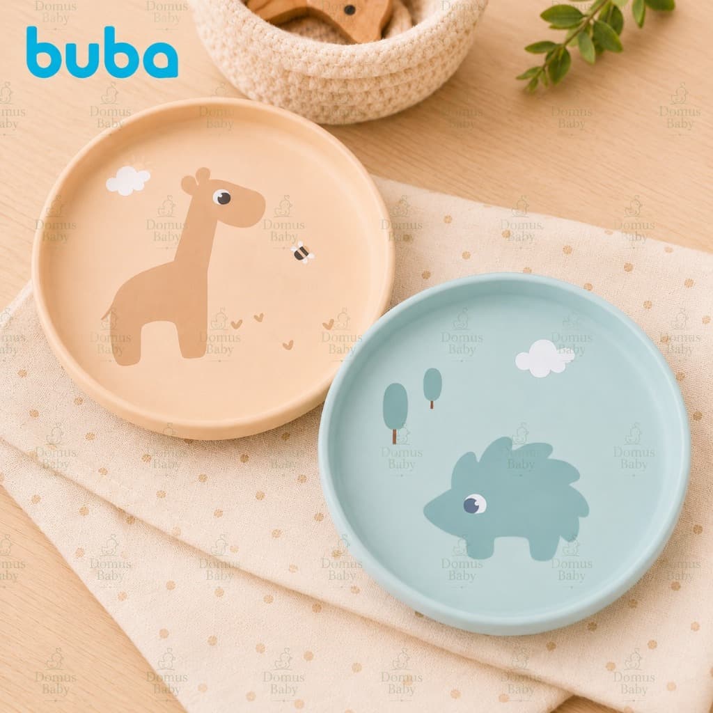 Prato em Silicone com Ventosa Cloudy Buba Original