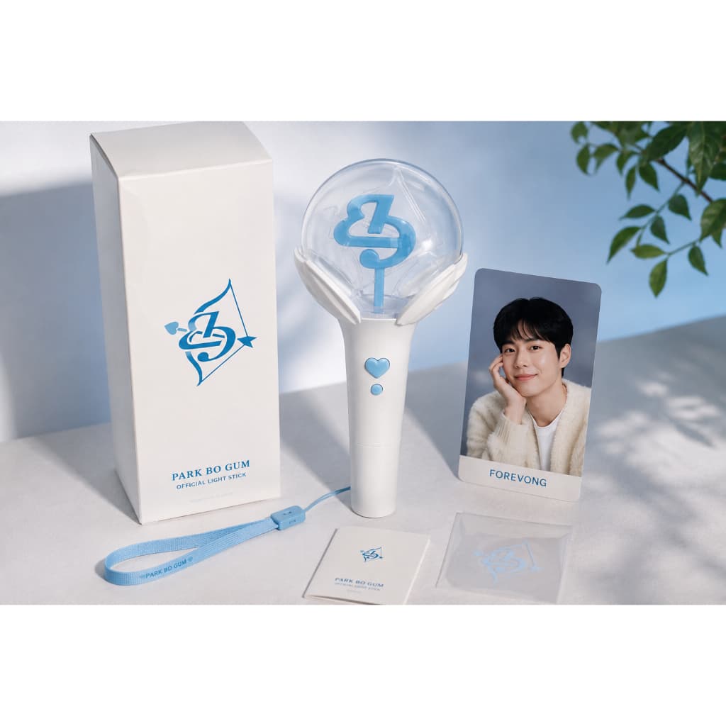 Lightstick Oficial Park Bo Gum Ver.2 Original Bluetooth Completo Novo
